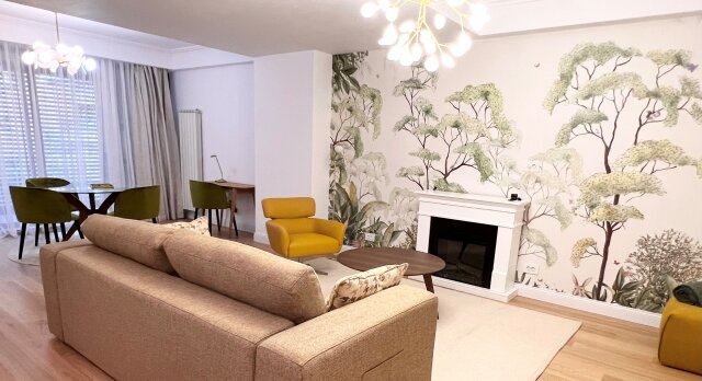 Herastrau,  Apartament de lux, 2 camere decomandat, 78 mp,
